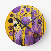 Abstract Wall Clock