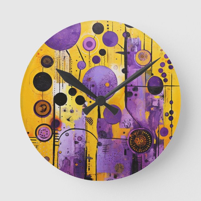 Abstract Wall Clock (Front)