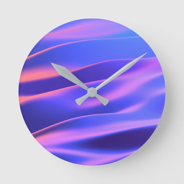 Abstract Wall Clocks - Silky Smooth (Front)