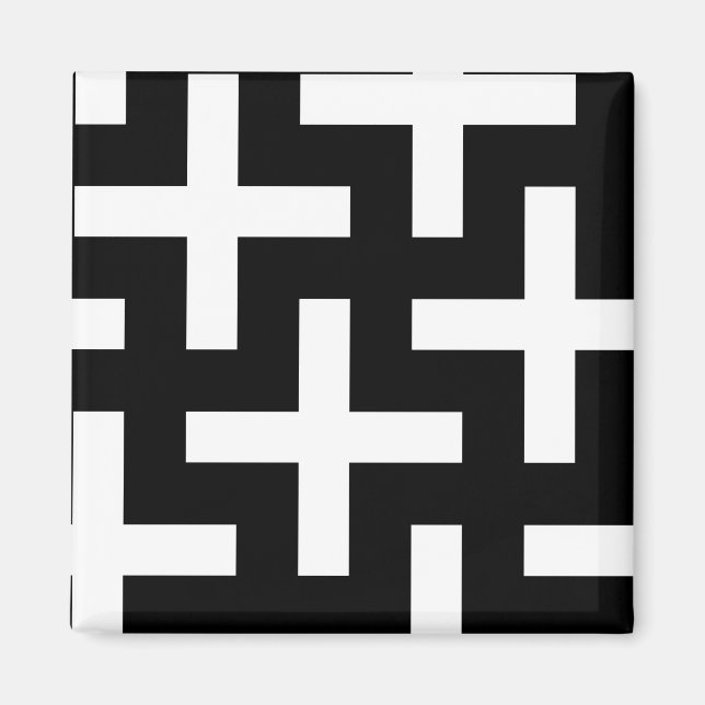 Abstract Walls Pattern Magnet (Front)