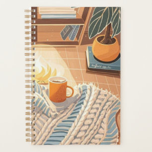 Abstract warm cozy Boho style Planner
