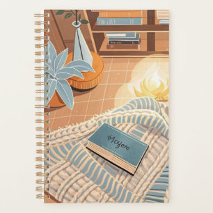 Abstract warm cozy Boho style Planner