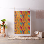 Abstract Warm Tropical Palette Pattern Fabric