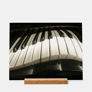 Abstract Warped Piano Keys Acrylic Sign