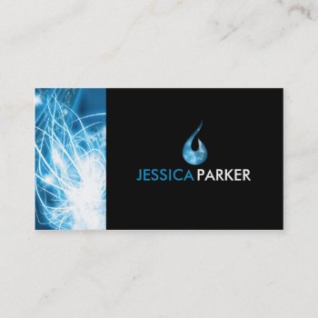 Abstract - Water Business Card by fireflidesigns at Zazzle