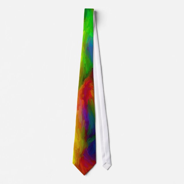 Abstract Water Colors Necktie (Front)