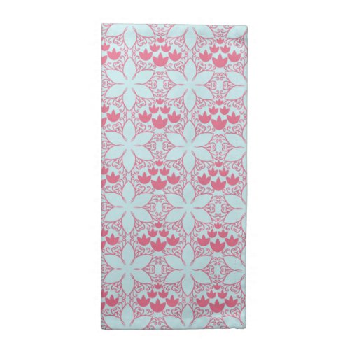 Abstract Water Lilies Cloth Napkins set of 4