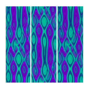 Abstract Water seamless pattern II + your ideas Triptych