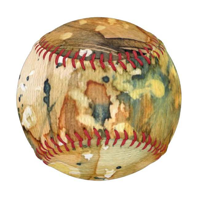 Abstract watercolor and old background baseball (Front)