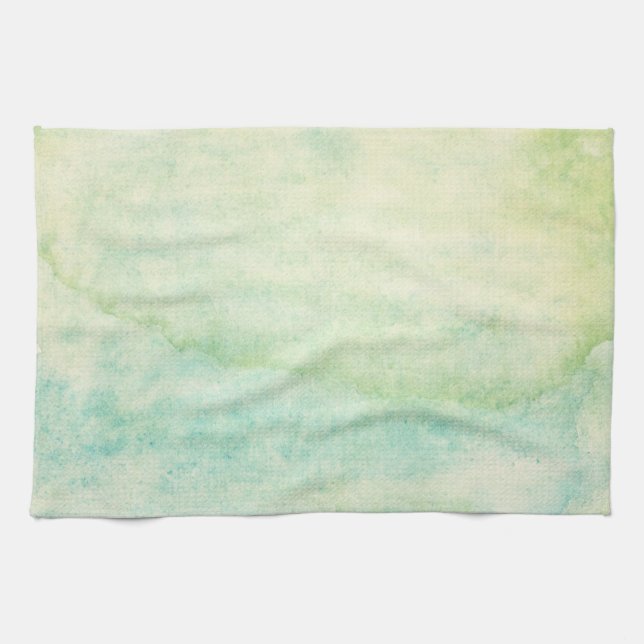 Abstract  watercolor background 2 kitchen towel (Horizontal)