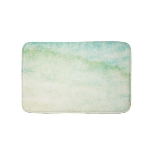 Abstract  watercolor background bath mat