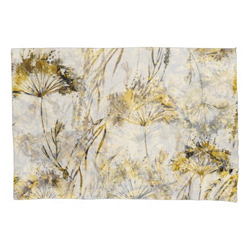 Abstract watercolor background dandelion juniper pillow case