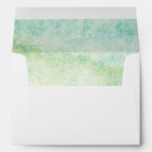 Abstract watercolor background envelope