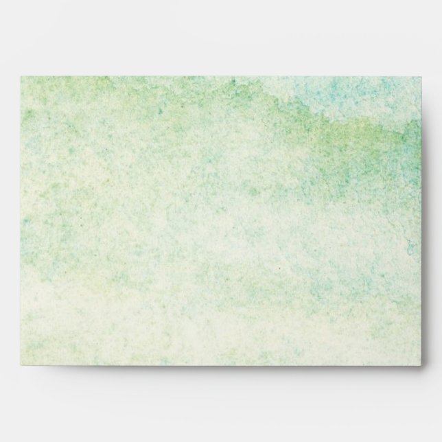 Abstract  watercolor background envelope (Front)