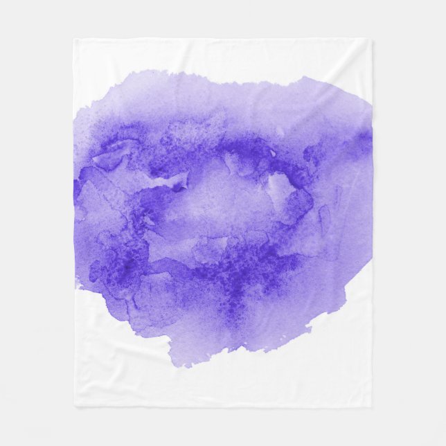 Abstract watercolor background image with a liquid fleece blanket (Front)