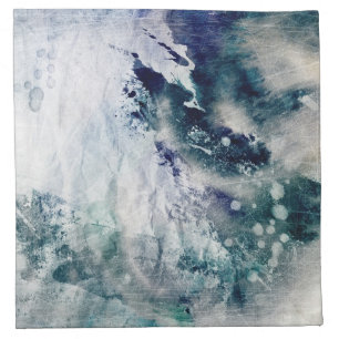 Abstract watercolor background on grunge paper 2 napkin