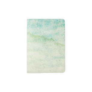 Abstract  watercolor background passport holder