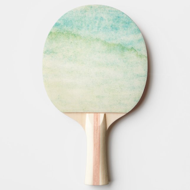 Abstract  watercolor background Ping-Pong paddle (Front)