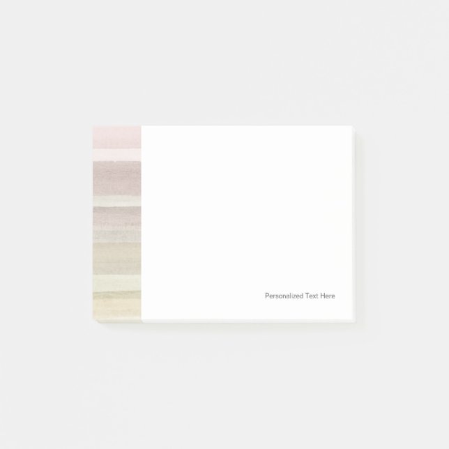 Abstract watercolor background post-it notes (Front)