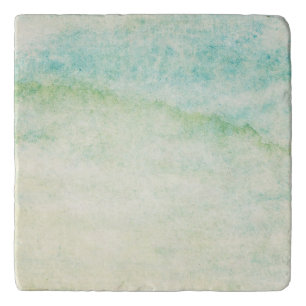 Abstract watercolor background trivet