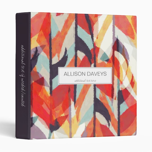 Abstract Watercolor Binder (Front/Spine)