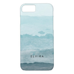 Abstract watercolor blue sea iPhone 8/7 case