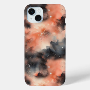 Abstract Watercolor Celestial Symphony iPhone 15 Plus Case