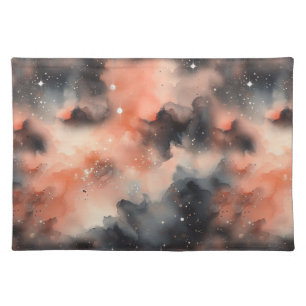 Abstract Watercolor Celestial Symphony Cloth Placemat