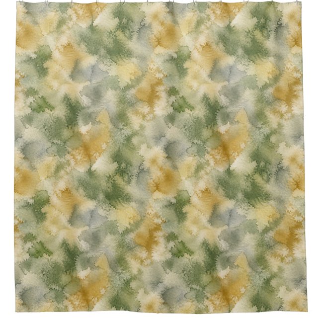Abstract Watercolor Classic Shower Curtain