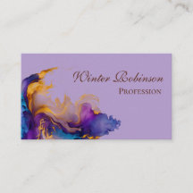 Abstract watercolor colorful and golden ink