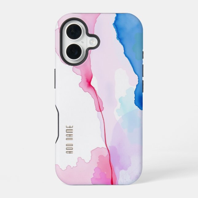 Abstract Watercolor Flow Iphone Case (Back)