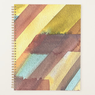 Abstract Watercolor Geometric Background Planner