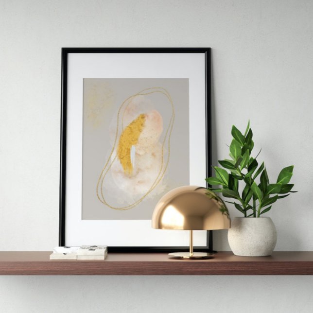 Abstract Watercolor Geometrical, Abstract, Minimal Poster (Creator Uploaded)