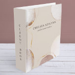 Abstract Watercolor Glittering Luxury Elegant Gold 3 Ring Binder<br><div class="desc">Abstract Watercolor Glittering Luxury Elegant Gold 3 ring binder. This design features abstract watercolor shapes with glittering gold and rose gold accents that seemingly shimmer. Perfect for a feminine business look for hair stylists,  makeup artist,  cosmetologist,  and more!</div>