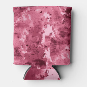 Abstract watercolor grunge: camouflage pattern. can cooler