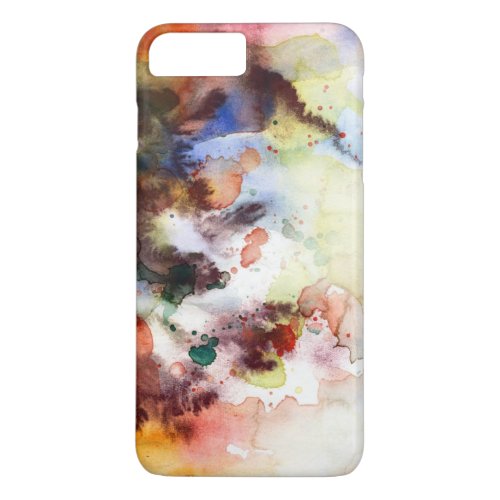 Abstract watercolor grunge texture with paint iPhone 8 plus7 plus case