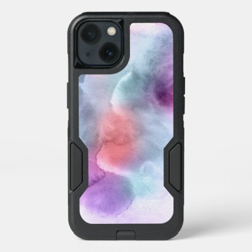 Abstract watercolor hand painted background 10 iPhone 13 case