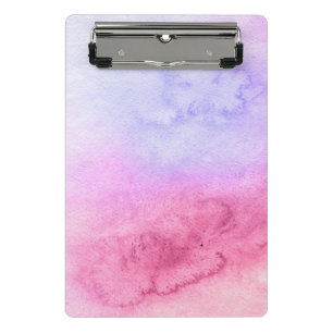 Abstract watercolor hand painted background 11 mini clipboard