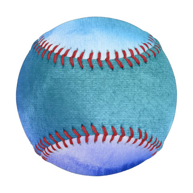 Abstract watercolor hand painted background 12 baseball (Front)