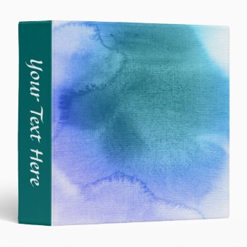 Abstract Watercolor Hand Painted Background 12 Binder by watercoloring at Zazzle