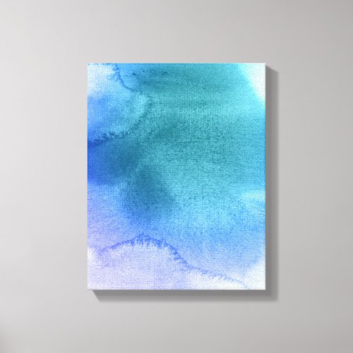Abstract watercolor hand painted background 12 canvas print