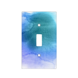 Abstract watercolor hand painted background 12 light switch cover