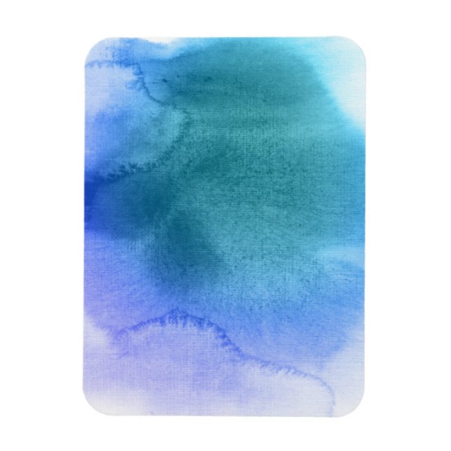 Abstract watercolor hand painted background 12 magnet (Vertical)