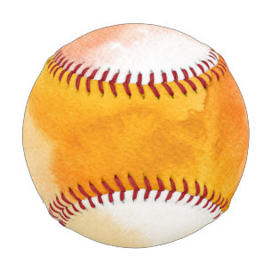 Abstract watercolor hand painted background 13 baseball