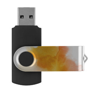 Abstract watercolor hand painted background 13 flash drive
