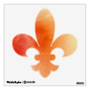 Abstract watercolor hand painted background 15 wall sticker