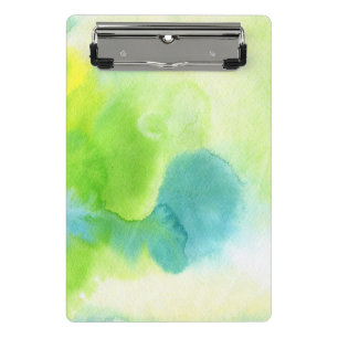 Abstract watercolor hand painted background 16 mini clipboard