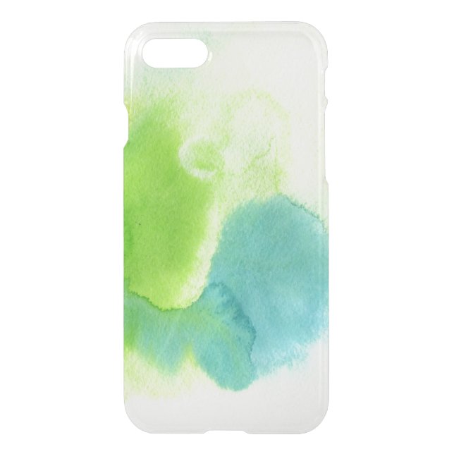 Abstract watercolor hand painted background 16 uncommon iPhone case (Back)