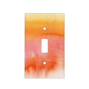 Abstract watercolor hand painted background 17 light switch cover