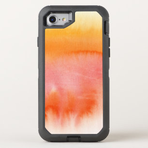 Abstract watercolor hand painted background 17 OtterBox defender iPhone SE/8/7 case